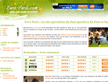 Tablet Screenshot of euro-paris.com